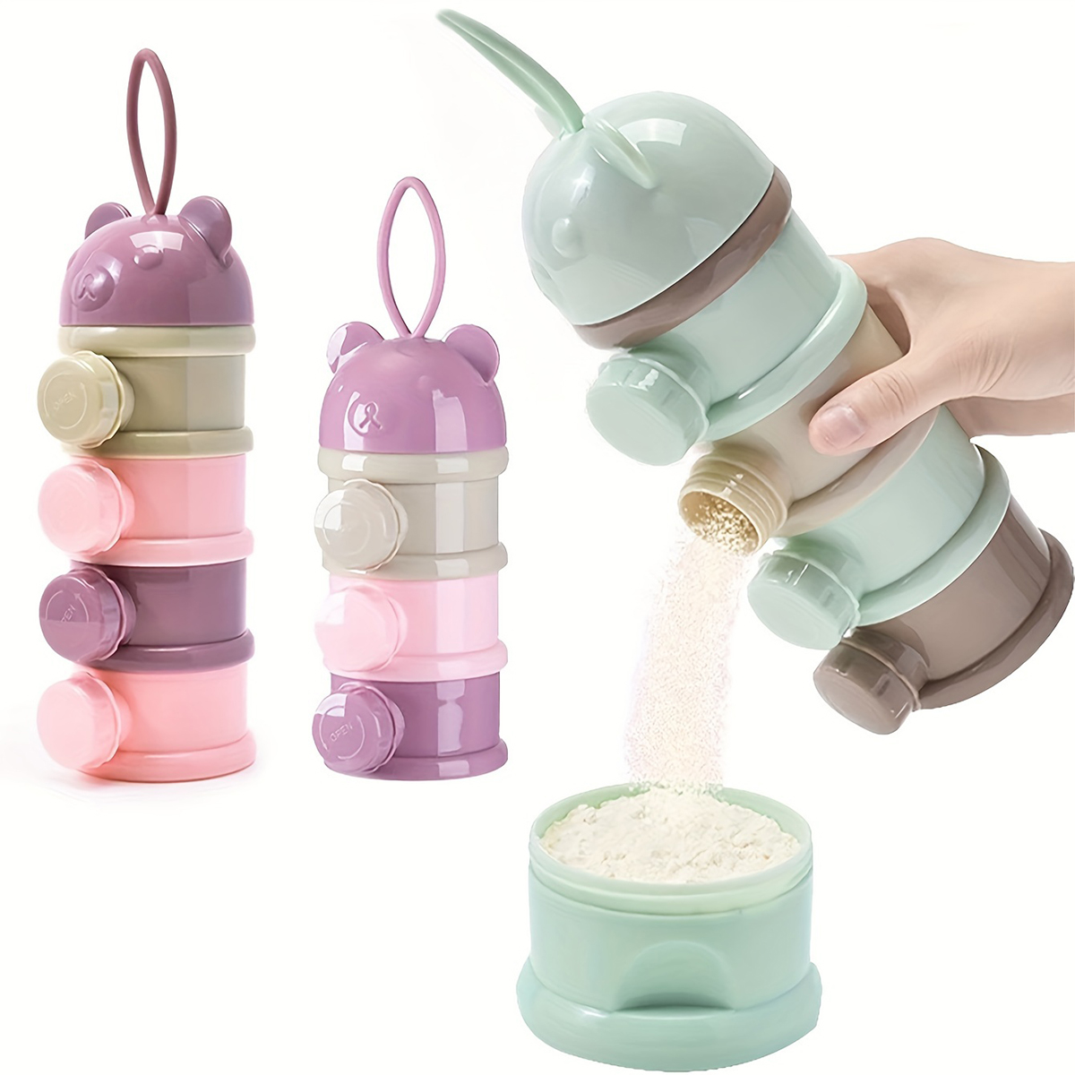 Baby Food In Jars - Large Capacity Baby Milk Powder Container