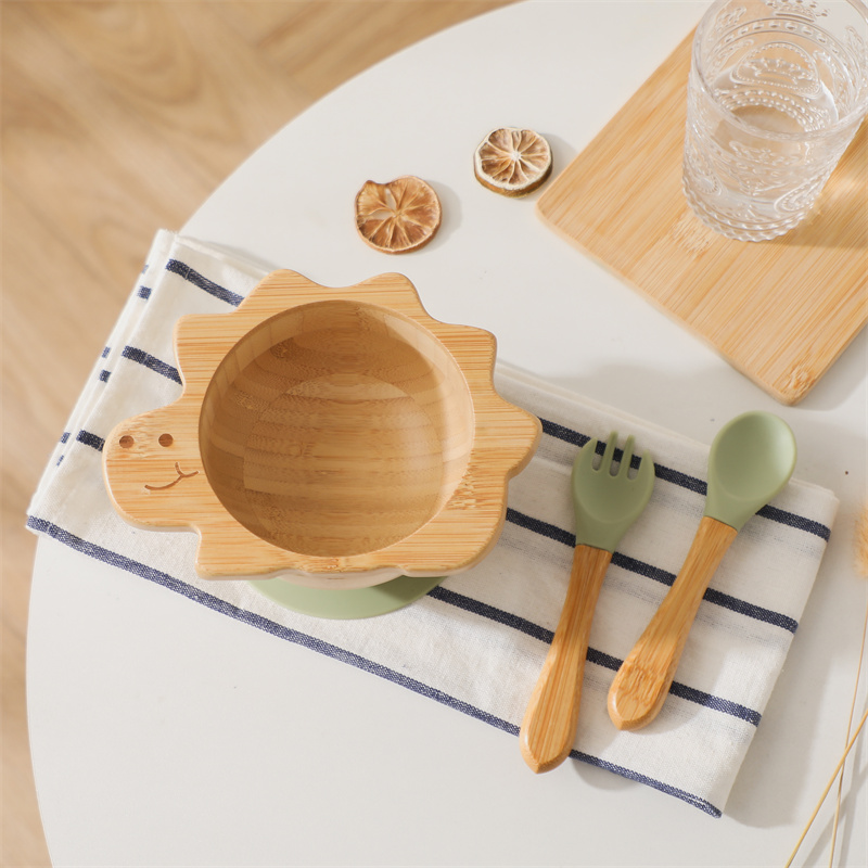 Baby Wooden Tableware Set Dino - Baby Food Menu recension och pris