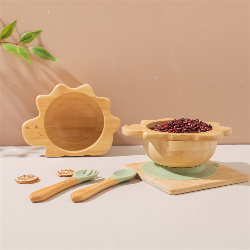 Baby Wooden Tableware Set Dino - Baby Food Menu recension och pris