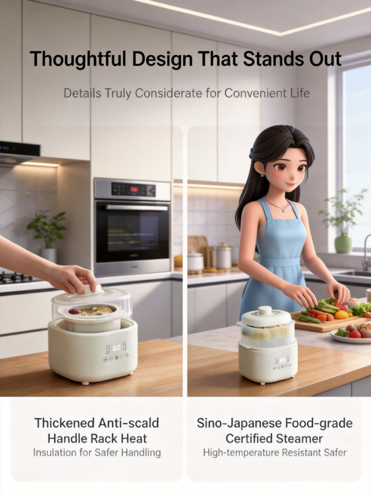 220V Small Electric Cooker, Ba - Baby Food Usa recension och pris
