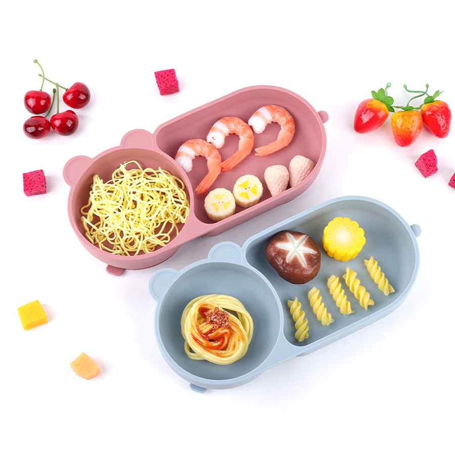 Baby Silicone Suction Cup Bowl - Baby Food Kit recension och pris
