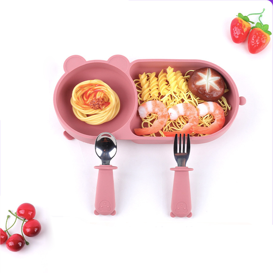 Baby Silicone Suction Cup Bowl - Baby Food Kit recension och pris