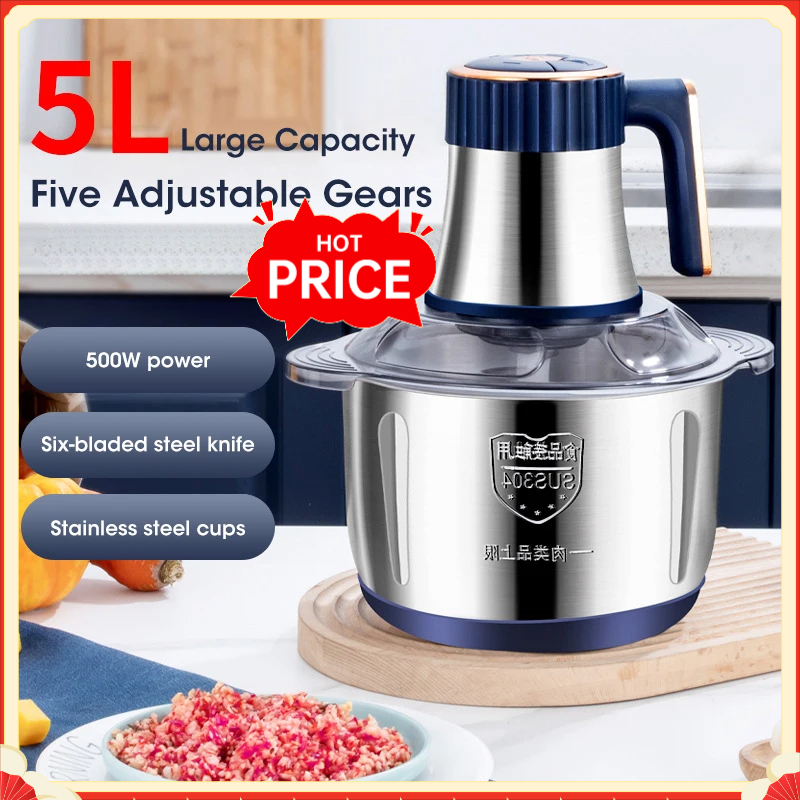 5L Electric Meat Grinders 304  - Baby Food Kids recension och pris