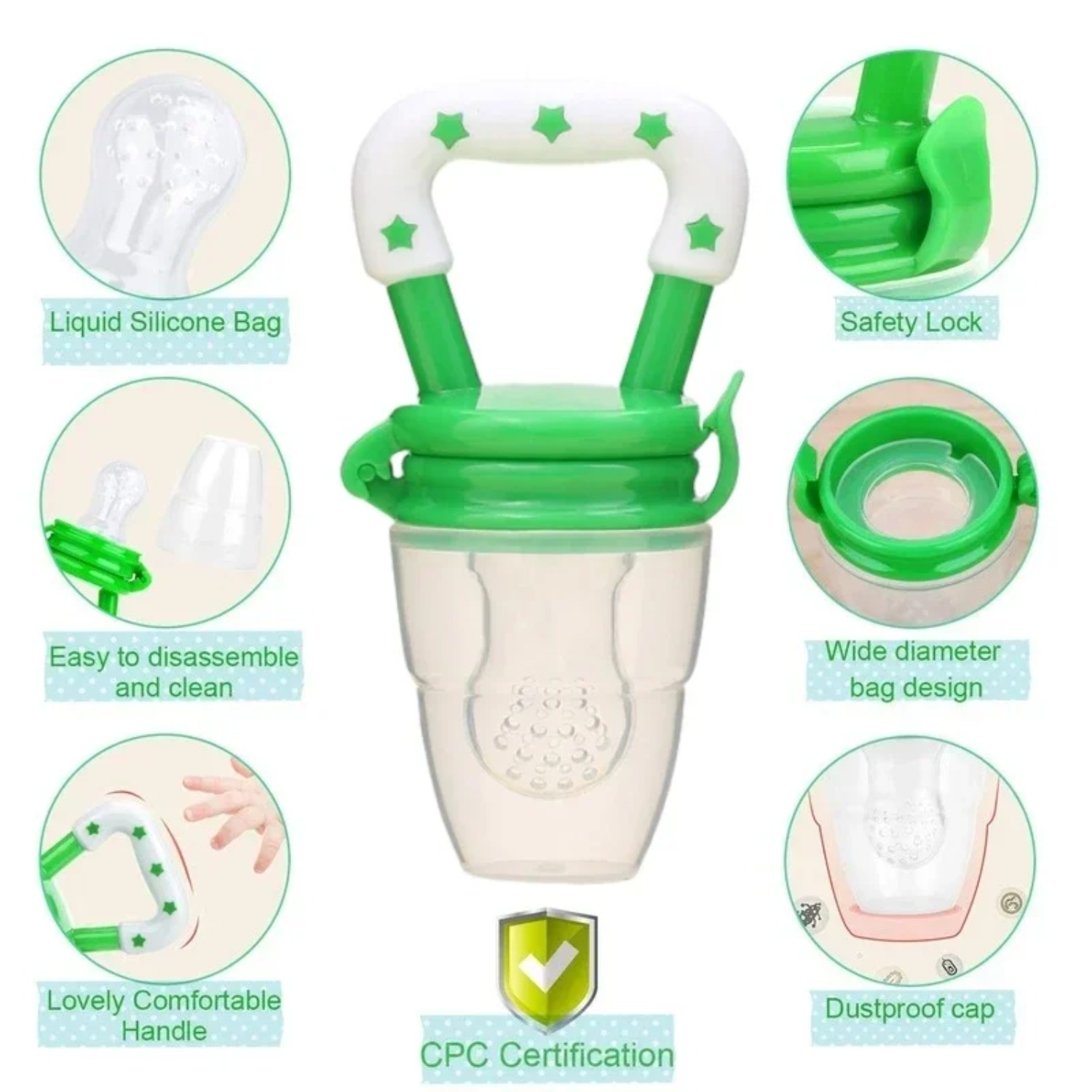 Baby Fruit Food Feeder/pacifie - Baby Food Ideas recension och pris