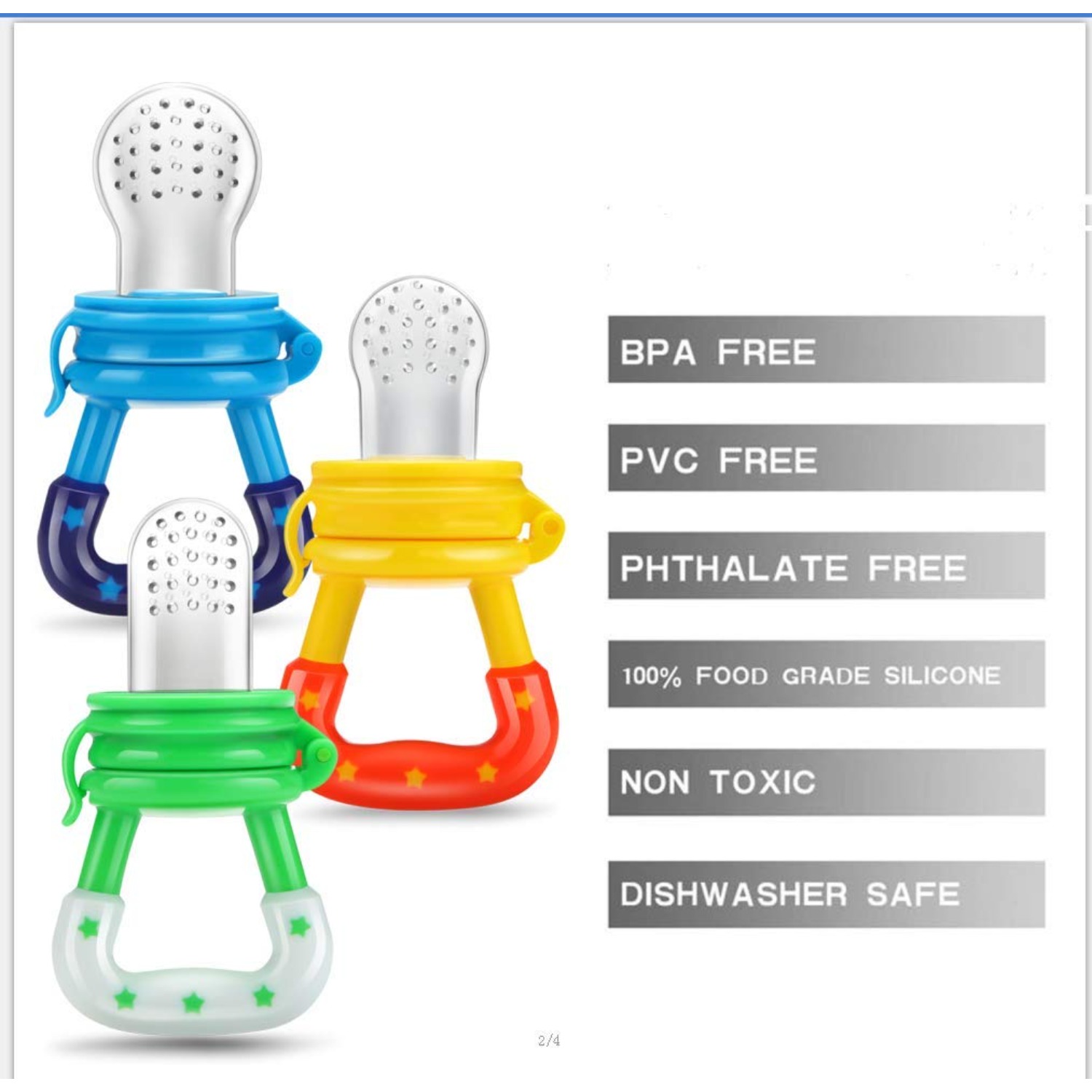 Baby Fruit Food Feeder/pacifie - Baby Food Ideas recension och pris