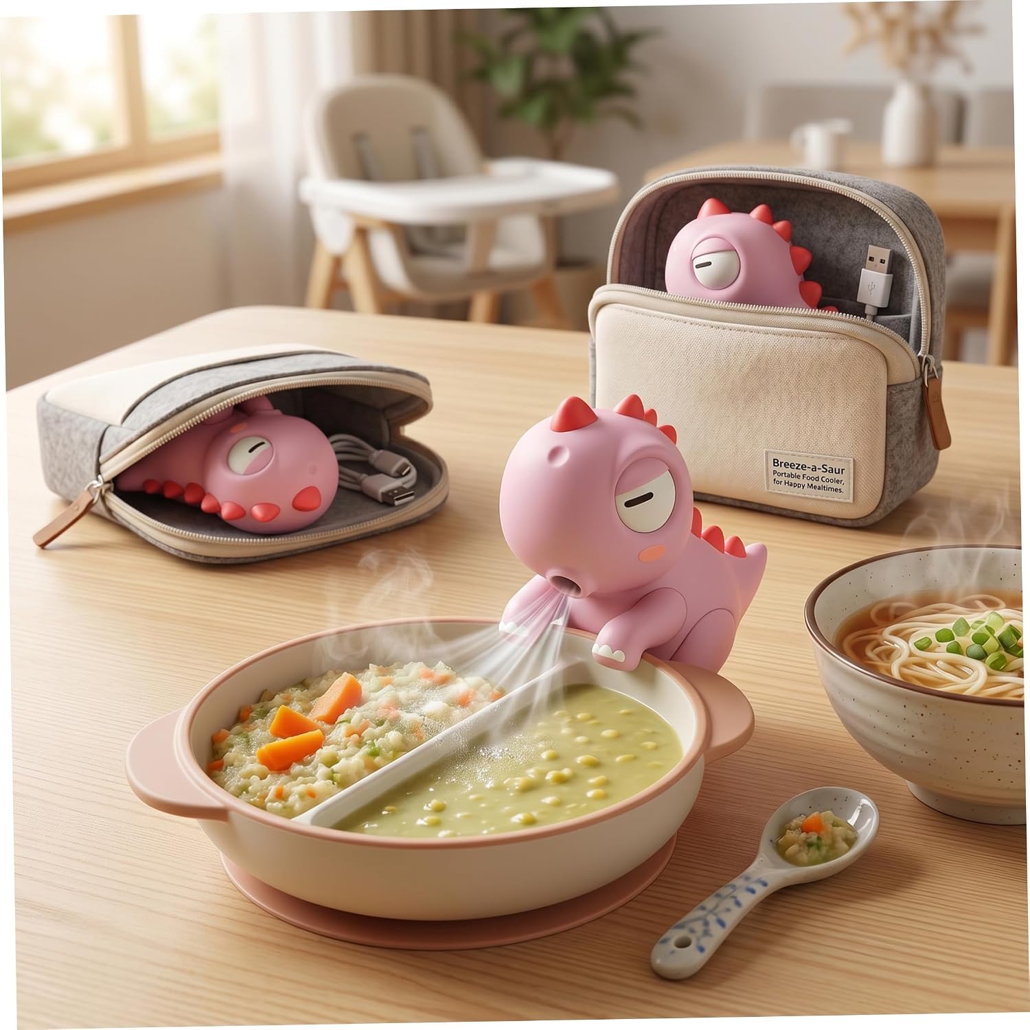 Cute Elephant Mini Fan Baby Fe - Baby Food Usa recension och pris