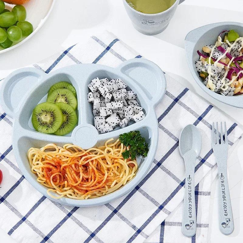 Baby Bowl Spoon Fork Sets Feed - Baby Food Menu recension och pris