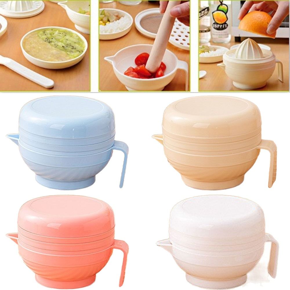 7Pcs Portable Food Grinding Bo - Baby Food Kit recension och pris