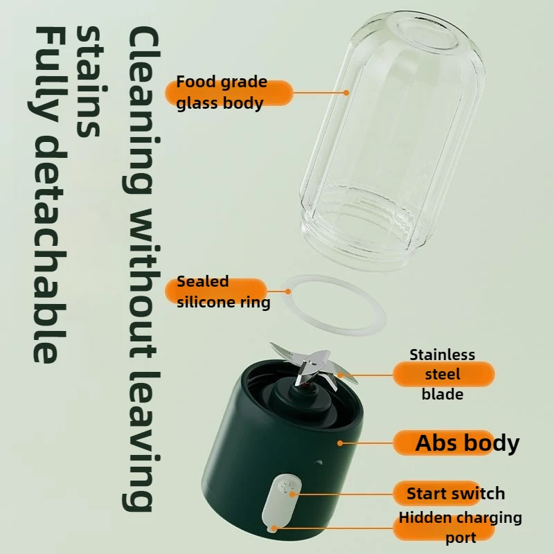 350ml Portable Small Juicing C - Baby Food Blender recension och pris