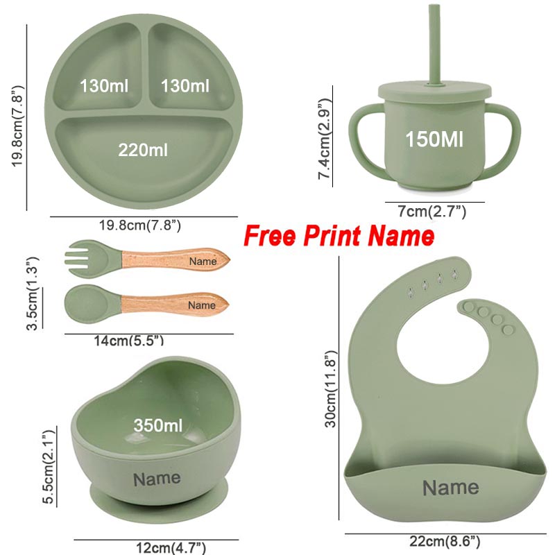 6Pcs Baby Feeding Set Free Per - Baby Food Kit recension och pris