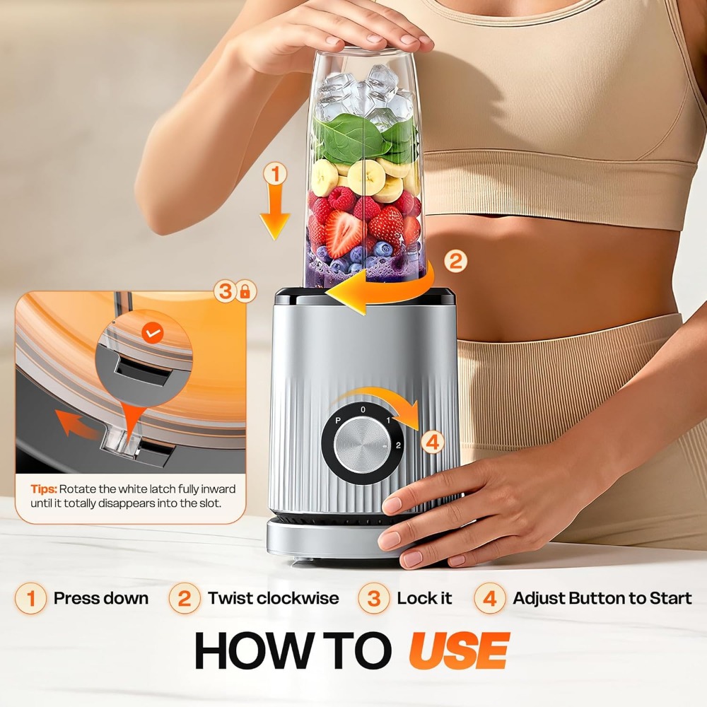 Portable Personal Smoothie Ble - Baby Food Blender recension och pris