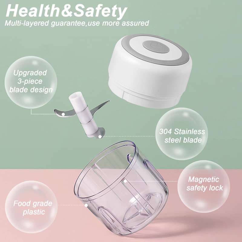 250ML Electric Garlic Grinder  - Baby Food Blender recension och pris