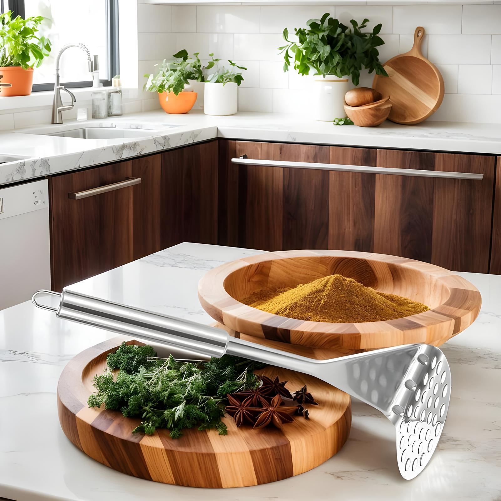 Metal Potato Masher Avocado Sm - Veggie Baby Food recension och pris