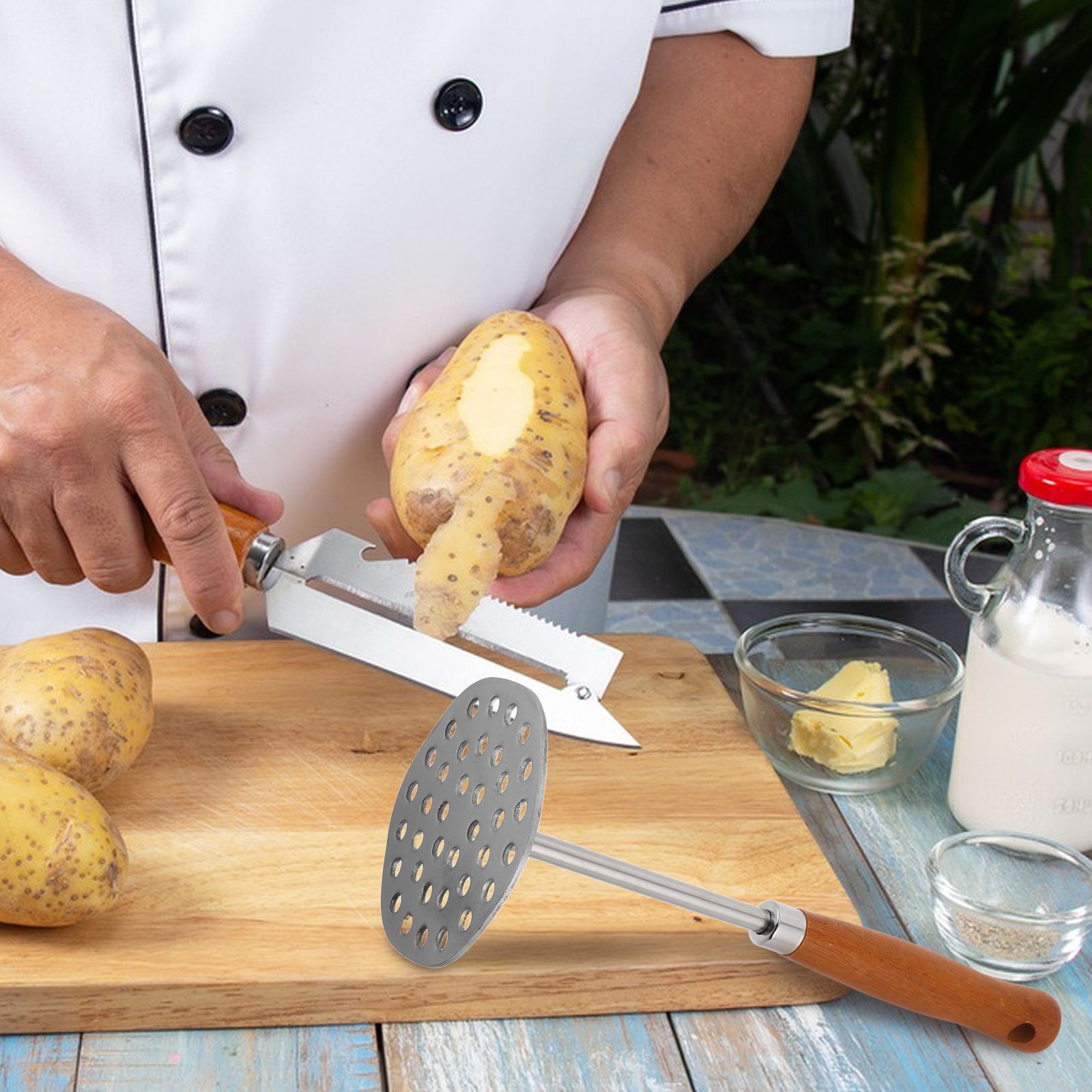 Potato Masher Stainless Steel  - Veggie Baby Food recension och pris