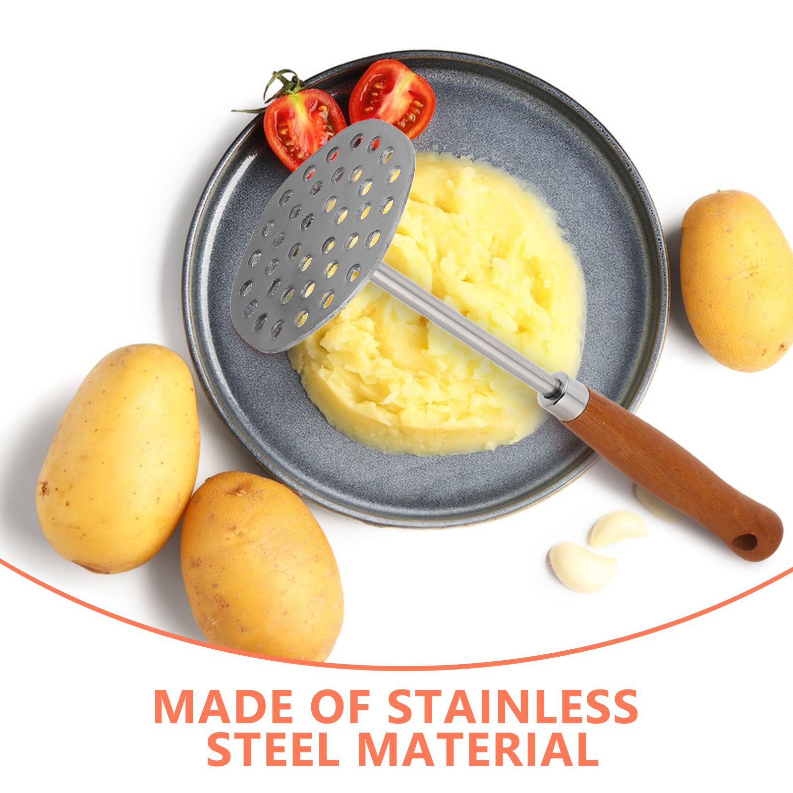Potato Masher Stainless Steel  - Veggie Baby Food recension och pris
