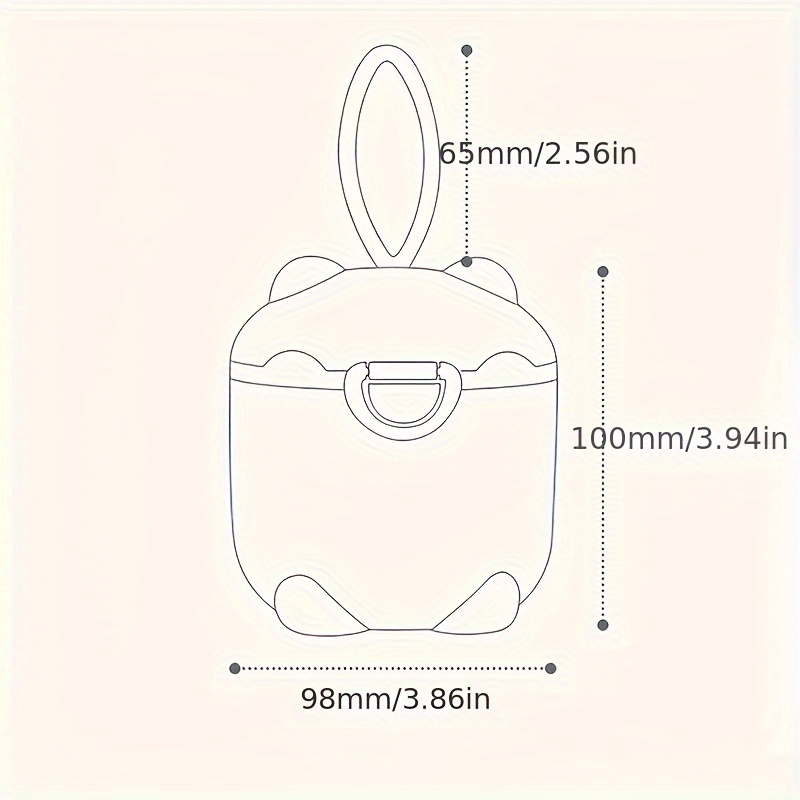 1pc Portable Four-Layer Milk P - Baby Food In Jars recension och pris