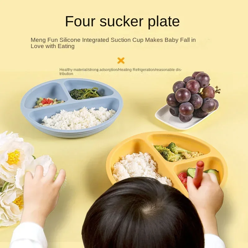 3Pcs Silicone Baby Feeding Set - Baby Food Menu recension och pris