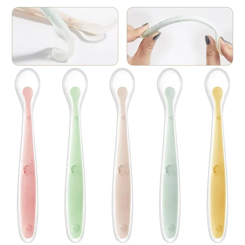Soft Silicone Baby Spoon Toddl - Baby Food Kit recension och pris