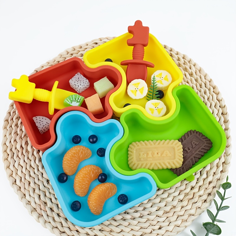 6pcs/Set baby Silicone Feeding - Baby Food Menu recension och pris