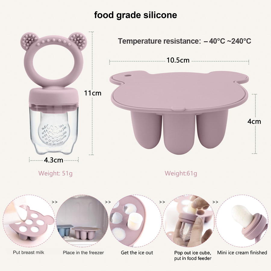 Baby Ice Cream Pops Silicone M - Baby Food Ideas recension och pris