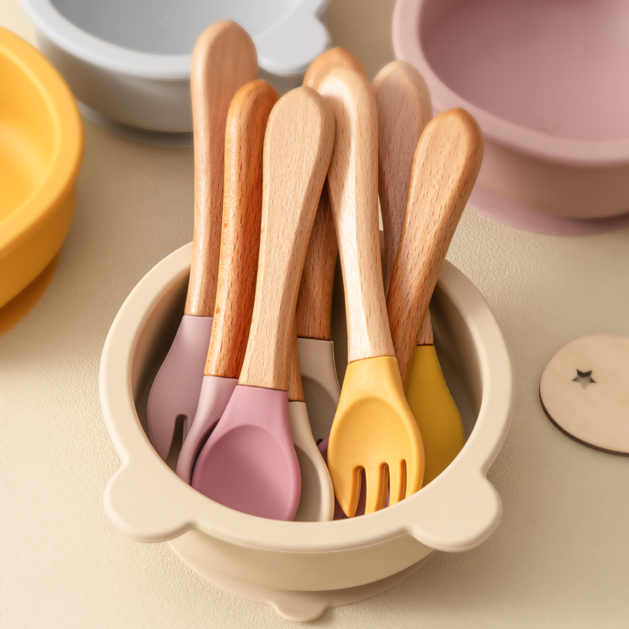 2PCS Baby Learning Spoons Uten - Baby Food Kit recension och pris
