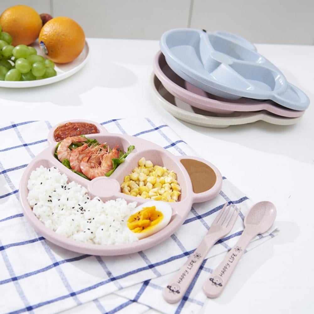 3Pcs/Set Baby Bowl+Spoon+Fork  - Baby Food Menu recension och pris