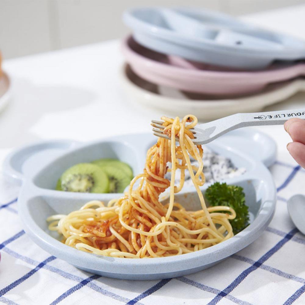 3Pcs/Set Baby Bowl+Spoon+Fork  - Baby Food Menu recension och pris